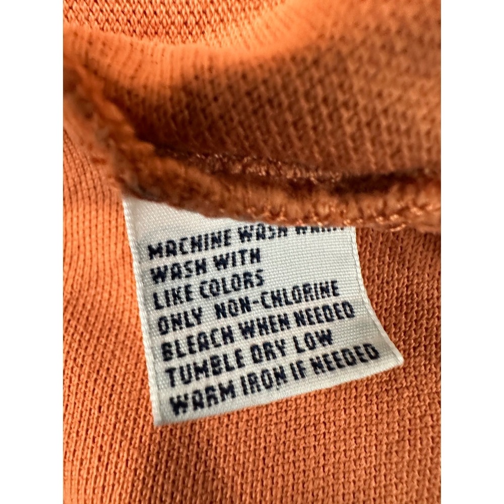 Vintage Polo Ralph Lauren Classic Polo Shirt Fit Men LT Tall Orange short sleeve - Picture 4 of 8